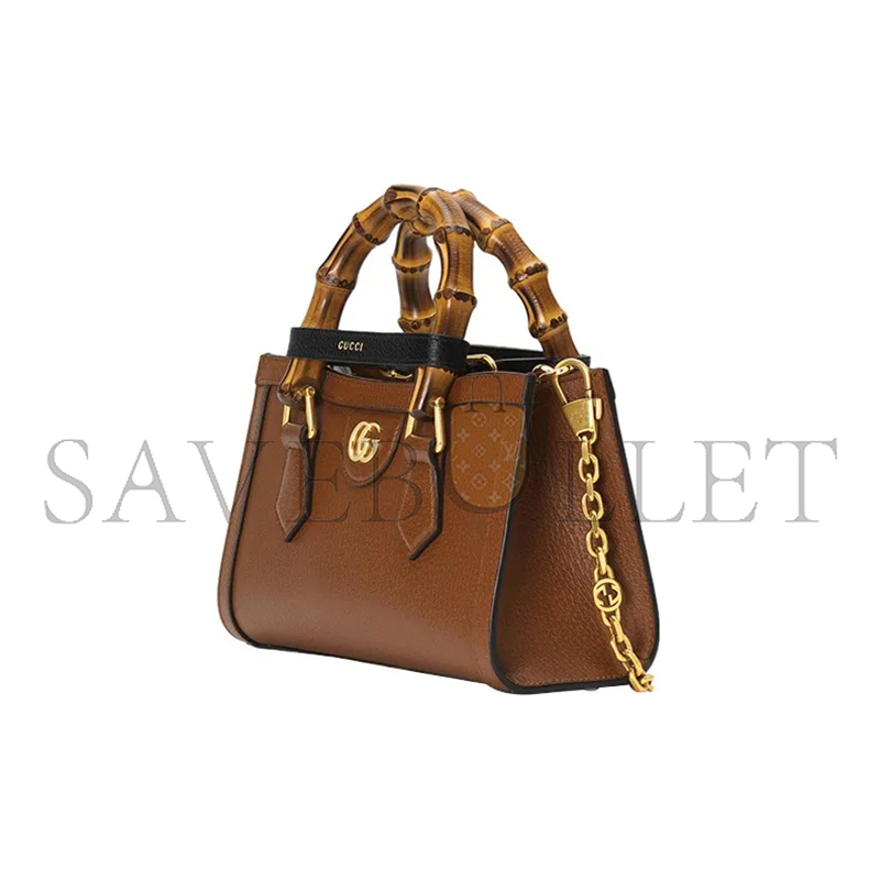 G*u*i diana bamboo small shoulder bag 735153 (27*15.5*11cm)
